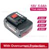 Substituição para Bateria Bosch Bosch 18V5000Mah Bateria de Ferramenta Elétrica Furadeira de Impacto Chave Elétrica Conjunto de Lítio