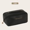 2025 Nuevo Estilo Bolsa Cosmética Gran Capacidad Popular Bolsa Almacenamiento Maquillaje Cuero PU Portátil Viaje Neceser Almohada