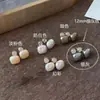 Pendientes de Perla Rosa de Alta Calidad con un Diseño de Nicho de Alta Gama, Lujo Ligero, Estilo Versátil y Popular, Pendientes y Accesorios para Orejas al por Mayor