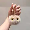 Llavero de Gatito de Ojos Grandes de Piel Sintética de Visón Colgante Lindo de Gato de Peluche Decoración para Bolso Mochila Regalo