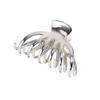 Grampo de Cabelo Transfronteiriço Versátil e Simples, Garra de Cabelo de Metal, Presilha Tubarão para Coque de Cabelo, Presilha de Cabelo Garra Grande, Acessórios de Cabelo Atacado