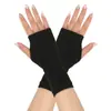 Luvas de Algodão Meio Dedo Esportivas Sem Dedos Malha Curta Masculinas e Femininas Outono e Inverno Finas Mangas de Braço DIY