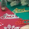 Decorações de Natal, Placas com letras em inglês, Pingentes de plástico, Pingentes para guirlanda de árvore de Natal, Acessórios de letras de Natal