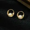 Brincos de pérola originais de designer novos em prata 925, com sensação de alto padrão, femininos, moda coreana, brincos de temperamento versáteis, atacado