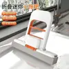 Mini Mopa Plegable de Escritorio para el Hogar, Esponja Perezosa de Escritorio sin Manos, Absorbente de Agua y Descontaminante para el Hogar, Fácil de Limpiar