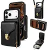 Adecuado para Apple iPhone 18 Pro Funda de Teléfono con Cremallera y Porta Tarjetas Hardware Samsung Z Flip 8 / S 26 Funda Protectora