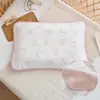 Funda de almohada de gasa de algodón puro para bebé, funda de almohada individual para bebé de algodón 100% Clase A, absorbente de sudor, transpirable, para niños, par de fundas de almohada