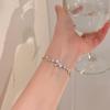 2025 Nova Pulseira de Pérola Sino de Jade Hetian Design Nicho Ins Feminina High-End Bênção Acessível Pulseira de Luxo