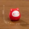 Figura de Gato da Sorte Desenho Animado Fofo, Acessórios de Decoração para Casa de Bonecas DIY, Pequenos Enfeites de Micro paisagem para Painel de Carro
