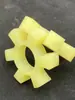 Amortecedor Hexagonal Tipo T Acoplamento Elástico para Bomba d'Água Bloco de Borracha Flor de Ameixa T80 90 100 110 120 150