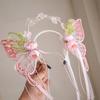 Nova Tiara de Fada Borboleta Headwear Decorativo para Performance de Feriado Infantil Acessórios de Cabelo Fofos Versáteis Estilo Lolita Mori