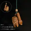 Sândalo Verde Esculpido Wenchang Caneta Uma Ideia Genial Pingente Chaveiro Sucesso do Estudante Boa Sorte Presente Marcenaria