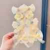 Accesorios para el Cabello de Niños Banda de Goma Pasador para Niñas Traje Estilo Coreano Celebridad de Internet Goma para el Cabello Banda para el Cabello Linda Banda para el Cabello de Princesa Tocado