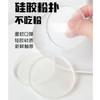 Esponja de Polvo de Silicona Q-Elástica, Suave y que No Absorbe Polvo, Herramienta de Belleza, Especial para Tienda de Belleza, Esponja de Polvo de Silicona Redonda Transparente para Cojín de Aire