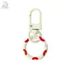 Hebilla de Resorte de Color Caramelo de Aleación Hebilla de Puerta Colgante para Equipaje Llavero Círculo de Resorte Colorido Material para Joyería DIY