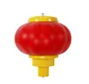 Linterna Acrílica Led Plástico Exterior Grande Cuerda Roja Luz de Calle Municipal Iluminación de Ciudad Luz de Paisaje Festivo