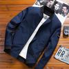 Chaqueta de cuello alto para hombre, nueva chaqueta de primavera y otoño de estilo coreano, ajustada, elegante y a la moda, ropa informal de otoño para hombre.