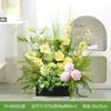 HY-DW5 Macetas florales artificiales, plantas verdes reales para decoración interior y exterior, restaurante, populares en redes sociales