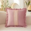 Fabricantes de Textiles para el Hogar de Nantong Buscan Agentes para Cojines Grandes de Terciopelo Empalmado, Cojines para Piernas, Almohadas para Cama Acolchadas Suaves
