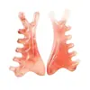 Conjunto de Ferramentas de Massagem em Resina Cor de Sangue, Bastão para Puxar Músculos, Raspador, Cuidados Faciais Especiais, Relaxamento de Ombros e Pescoço, Escova de Meridianos Atacado
