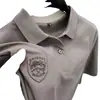 Camisa Casual para Hombre de Manga Corta para Hombre Versátil Nueva Moda Camisa Básica Tendencia Camisa con Cuello Top de Media Manga
