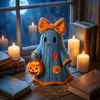 Decorações de Mesa de Halloween Transfronteiriças, Exibição de Prateleira de Festa Fantasma Vintage, Artesanato de Mesa de Centro