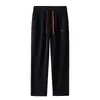 Calça de Veludo Cotelê Nova Moda Masculina Casual Longa Outono Tendência Solta Reta Calça de Moletom Esportiva Masculina