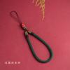 Cordão para Celular Pixiu de Cinábrio Pulseira de Anel Curto Corrente de Celular Chinesa Retrô Tecida à Mão U Disk