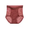 # 2349 # Roupa Íntima Feminina de Cetim Sem Costura Cintura Média-Alta Forro de Seda Tamanho Grande Estilo Japonês Calcinha para Meninas Estilo Quente Douyin