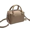 Nova Moda Bolsa de Mão de Couro Genuíno Dopamina Estilo Coreano Bolsa de Ombro Transversal Feminina Casual para o Dia a Dia Bolsa Almofada Atacado