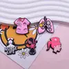 Acessórios de Joia da Série de Desenhos Animados de Enfermagem Transfronteiriça Broche Decorativo Plano Acessórios para Mala DIY Patch Decorativo Médico de Borracha Macia