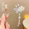 Grampo de Cabelo com Franja e Pérola Estilo Chinês Tradicional para Mulheres, Novo Acessório de Cabelo Estilo Chinês Hanfu Cheongsam, Ornamento de Cabelo Diário Estilo Antigo