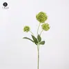 Venta directa de fábrica: Materiales florales estilo bosque verde, bolitas de cebolleta, bolitas bordadas, flores artificiales para decoración de bodas, accesorios para arreglos florales