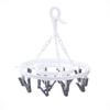 Tendedero Plegable de Balcón para Ropa Interior Hogar Plástico Redondo Tendedero Clips para Calcetines Tendedero Multiclips