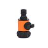 Conector rápido de plástico ABS directo de fábrica para pistola de agua de jardín, conector de tubería de agua, estilo europeo con conexión de válvula