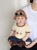 Ropa de Bebé Estilo Coreano Ropa de Verano Dibujos Animados Versátil Camiseta Ropa Delgada de Manga Corta para Recién Nacidos
