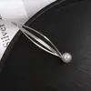 Grampos de Cabelo Metálicos Simples DIY com Presilhas de Pérola, Presilhas de Coração com Strass, Presilhas de Cabelo Geométricas, Presilhas Laterais de Pérola, Acessórios de Cabelo, Enfeites