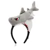 Faixa de Cabeça de Animal de Pelúcia Desenho Animado, Faixa de Cabeça de Dinossauro Fofa e Engraçada, Adereços de Performance, Acessório de Cabelo para Lavar o Rosto para Mulheres, Antiderrapante
