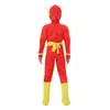 Halloween Niños Actuación Escénica Cosplay Liga de la Justicia Personaje Héroe Flash Disfraz Juego de Rol