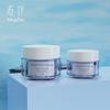 Fábrica 15g30g transparente pared gruesa doble capa muestra crema para ojos botella subenvasado 50g crema facial botella frasco pequeño
