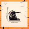 Portarrollos de papel decorativo creativo de madera pintada con temática de Halloween de dibujos animados para mesa de cocina, superventas transfronterizo