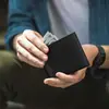 Billetera para hombre japonesa de gran capacidad con múltiples ranuras para tarjetas, casual con ranura para cambio, corta, 80% de descuento, billetera para hombre, personalización