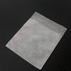 Bolsa de Empaque para Calcetines de Pe, Bolsa Universal Transparente para Ropa Interior, Bolsa con Cierre de Cremallera Gruesa para Sujetador, Bolsa a Prueba de Polvo para Ropa Interior de Tela No Tejida, Sellada