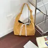 Bolso de Lona de Lunares Estilo Coreano de Nicho para Mujer 2026 Nuevo Bolso Tote Elegante Estilo Perezoso para Viajar al Trabajo y Salir Bolso de Hombro