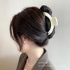 Pinza para el pelo curvada de alta calidad para la parte posterior de la cabeza para mujer, pinza grande y elegante con diseño de tiburón, horquilla para el pelo, tocado de verano