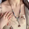 Joyería con Colgante de Mariposa 2025 Nuevos Accesorios Apilables Largo de Alta Gama Lujo Accesible Nicho Collar Bohemio para Mujeres