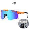 Óculos de ciclismo PIT VIPER à prova de vento para cross-country, óculos de sol com revestimento colorido por atacado, óculos de sol esportivos para atividades ao ar livre para homens e mulheres