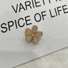 2023 nuevo clip pequeño de flor de piedra ojo de gato clip para fleco de frente tocado súper de hada alta sensación clip de borde de agarre de flor de ciruelo mujeres