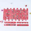 Nova Pulseira de Anel de Pressão de Natal Papai Noel Alce Decorações de Natal para Crianças Clap Ring Wrist Band