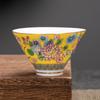 Taza de Té Kung Fu Simple Juego de Té Tazón de Té Cerámica Esmaltada Jingdezhen Taza Maestra Taza Individual Taza para Cata de Té